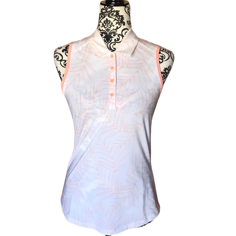 ADIDAS ULTIMATE PRINT SLEEVELESS POLO - Picture 8 of 11